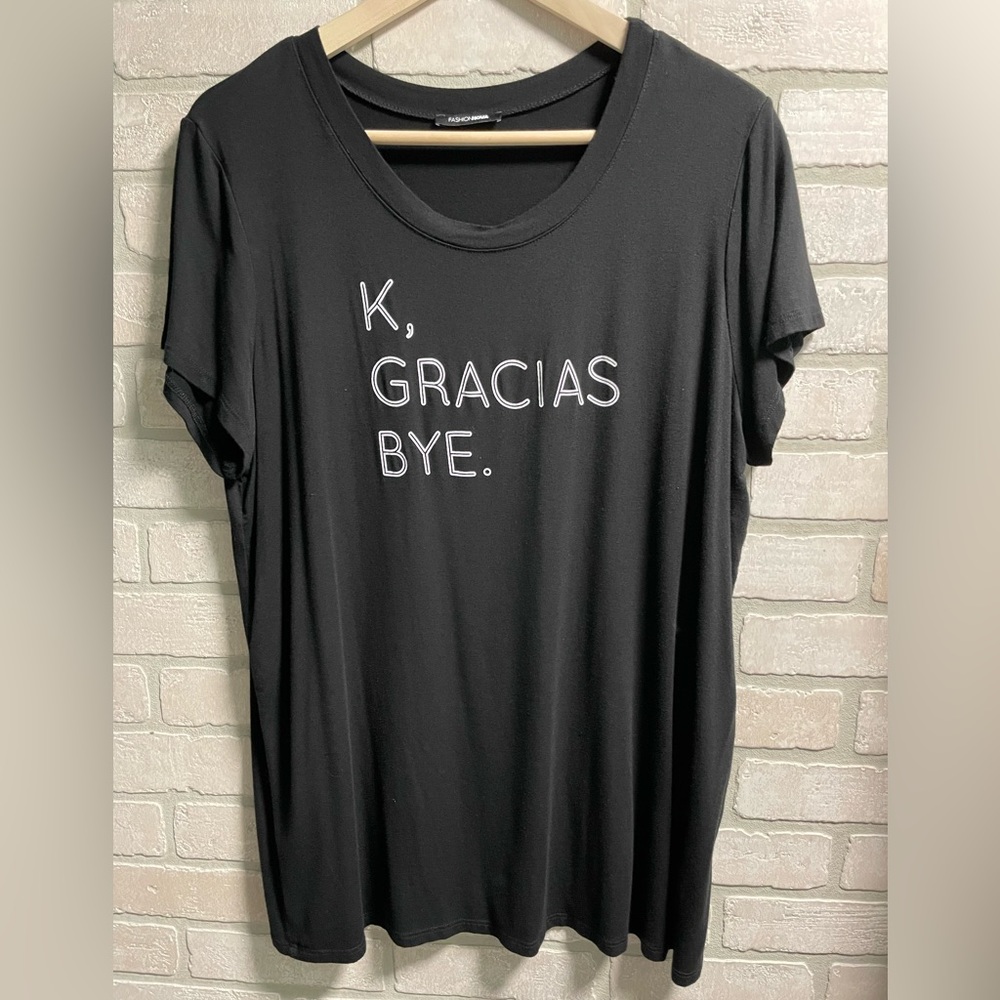 Fashion nova black T-shirt